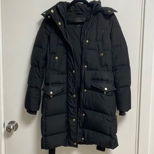 Jcrew puffer coat.